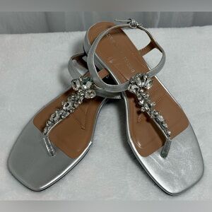 Adrienne Vittadini “Pian” Rhinestone Sandals-Size 7-NEW W/O BOX-RARE!